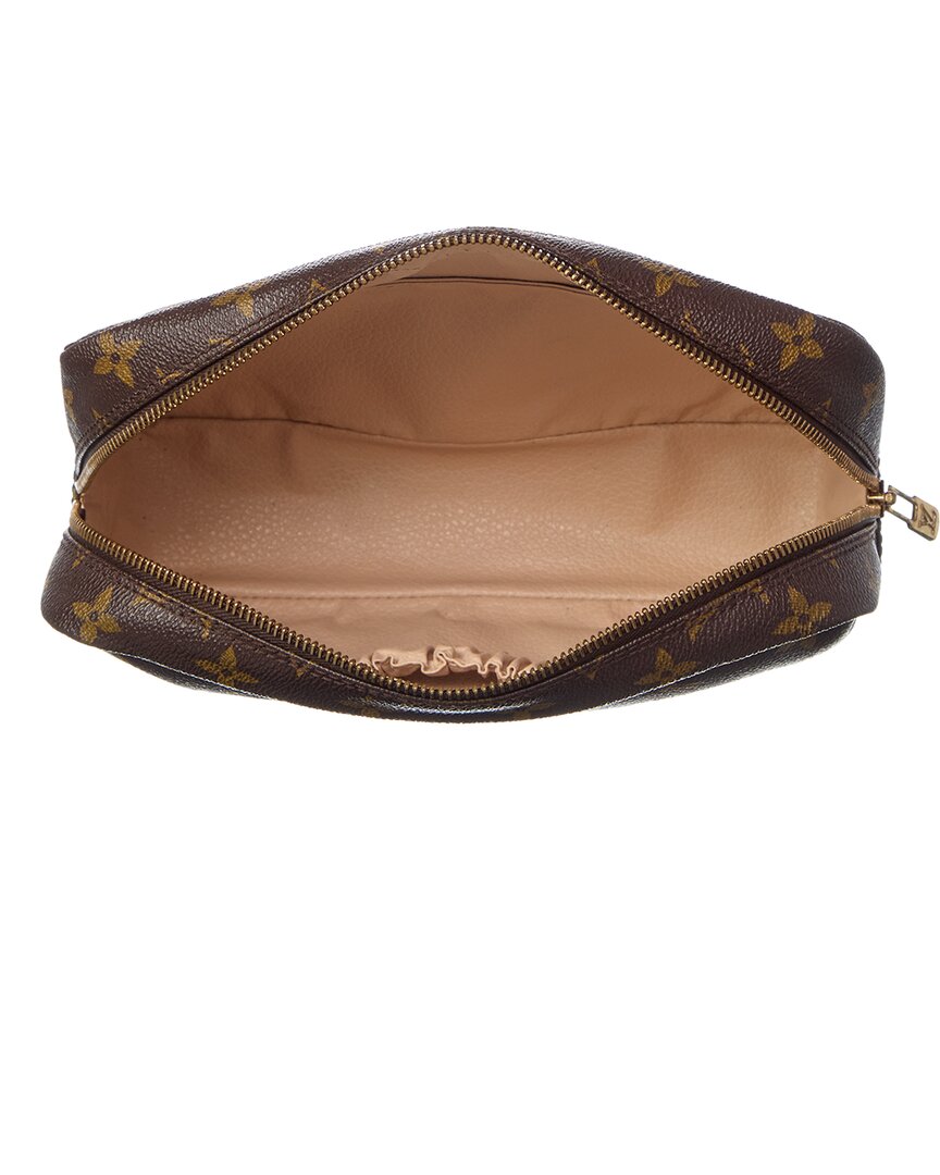 Louis Vuitton Louis Vuitton Brown Monogram Coated Canvas Trousse Toilette 23 (Authentic