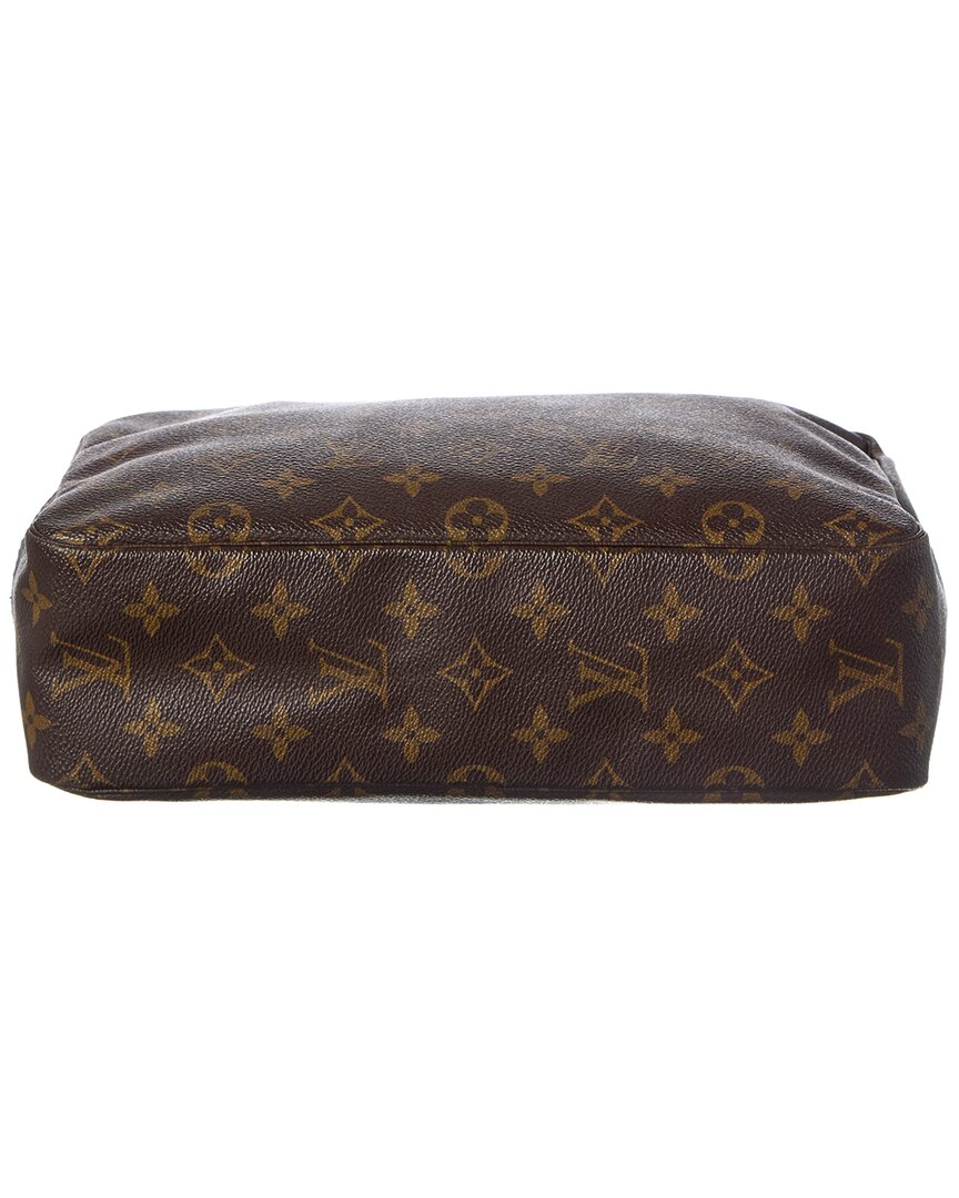 Louis Vuitton Louis Vuitton Brown Monogram Coated Canvas Trousse Toilette 28 (Authentic
