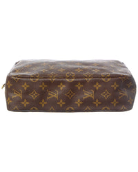 Louis Vuitton Louis Vuitton Brown Monogram Coated Canvas Trousse Toilette 28 (Authentic