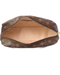 Louis Vuitton Louis Vuitton Brown Monogram Coated Canvas Trousse Toilette 28 (Authentic