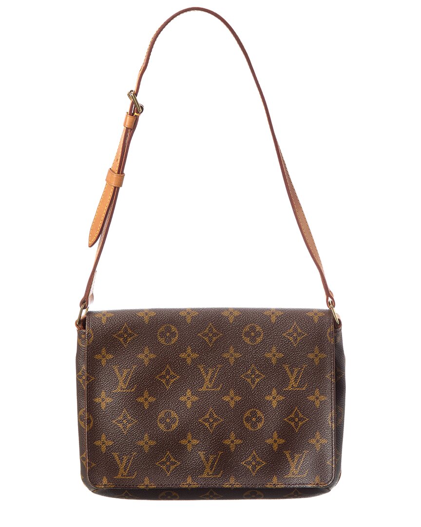 Louis Vuitton Louis Vuitton Brown Monogram Coated Canvas Musette Tango Short Strap  (Authentic