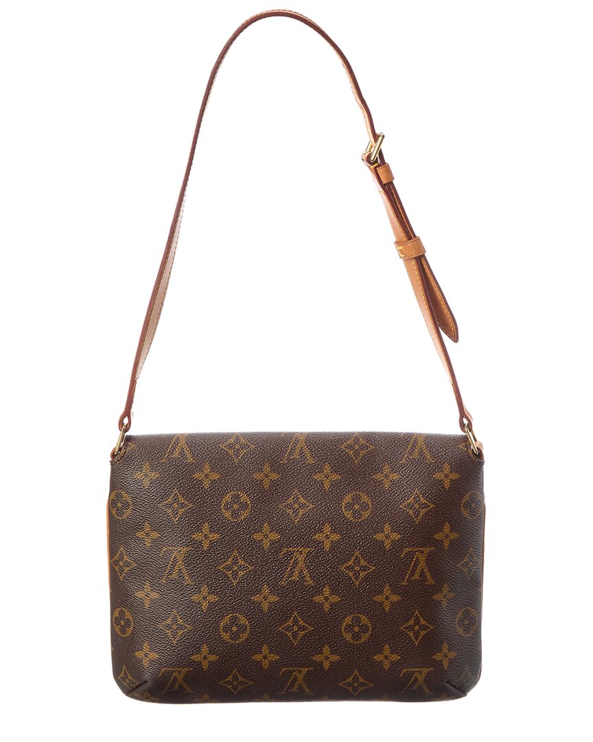 Louis Vuitton Louis Vuitton Brown Monogram Coated Canvas Musette Tango Short Strap  (Authentic