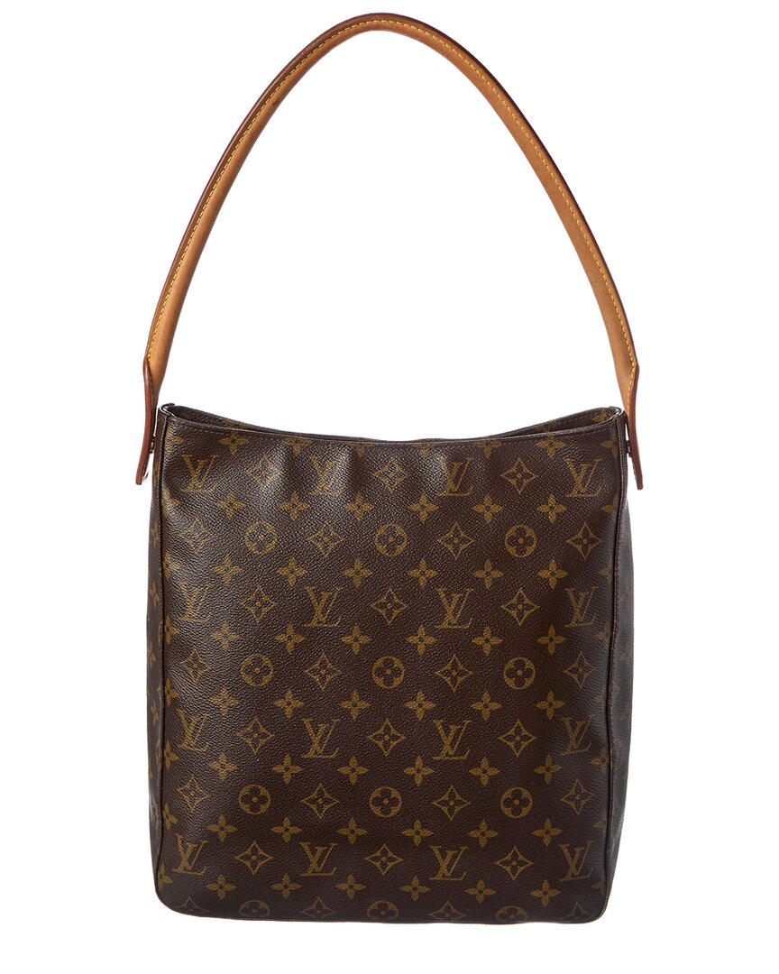 Louis Vuitton Louis Vuitton Brown Monogram Coated Canvas Looping Gm (Authentic Pre-Loved)