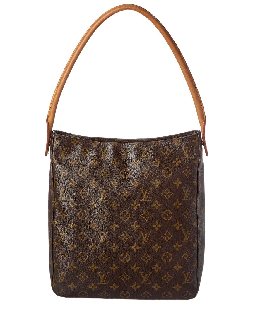 Louis Vuitton Louis Vuitton Brown Monogram Coated Canvas Looping Gm (Authentic Pre-Loved)