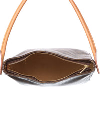 Louis Vuitton Louis Vuitton Brown Monogram Coated Canvas Looping Gm (Authentic Pre-Loved)