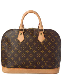 Louis Vuitton Louis Vuitton Brown Monogram Coated Canvas Alma Pm (Authentic Pre-Loved)