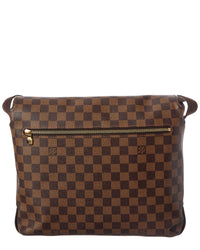 Louis Vuitton Louis Vuitton Brown Damier Ebene Coated Canvas Brooklyn Mm (Authentic Pre-Loved)
