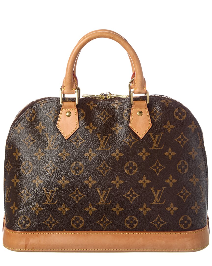 Louis Vuitton Louis Vuitton Brown Monogram Coated Canvas Alma Pm (Authentic Pre-Loved)