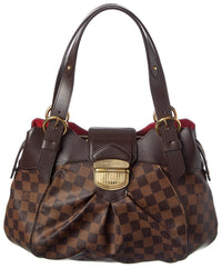 Louis Vuitton Louis Vuitton Brown Damier Ebene Coated Canvas Sistina Pm (Authentic Pre-Loved)