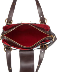 Louis Vuitton Louis Vuitton Brown Damier Ebene Coated Canvas Sistina Pm (Authentic Pre-Loved)