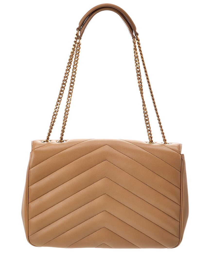 Saint Laurent Saint Laurent Loulou Large Leather Shoulder Bag
