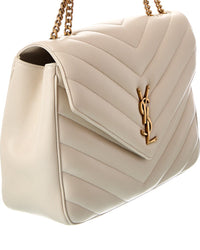 Saint Laurent Saint Laurent Loulou Large Leather Shoulder Bag