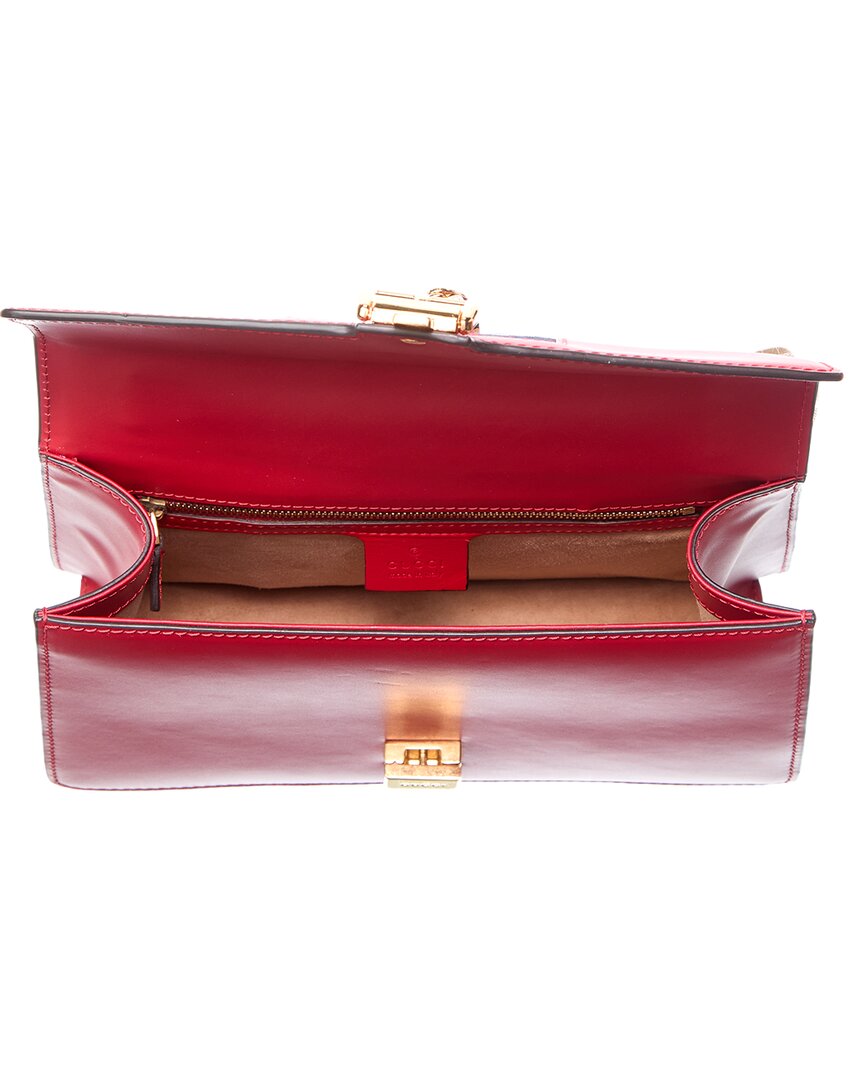 Gucci Gucci Hibiscus Calf Leather Small Sylvie Shoulder Bag (Authentic Pre-Loved)