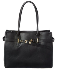 Italian Leather Top Handle Bag