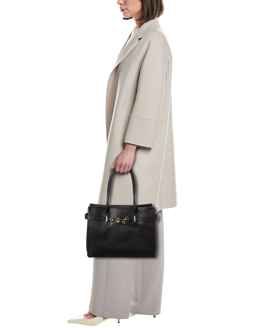 Italian Leather Top Handle Bag