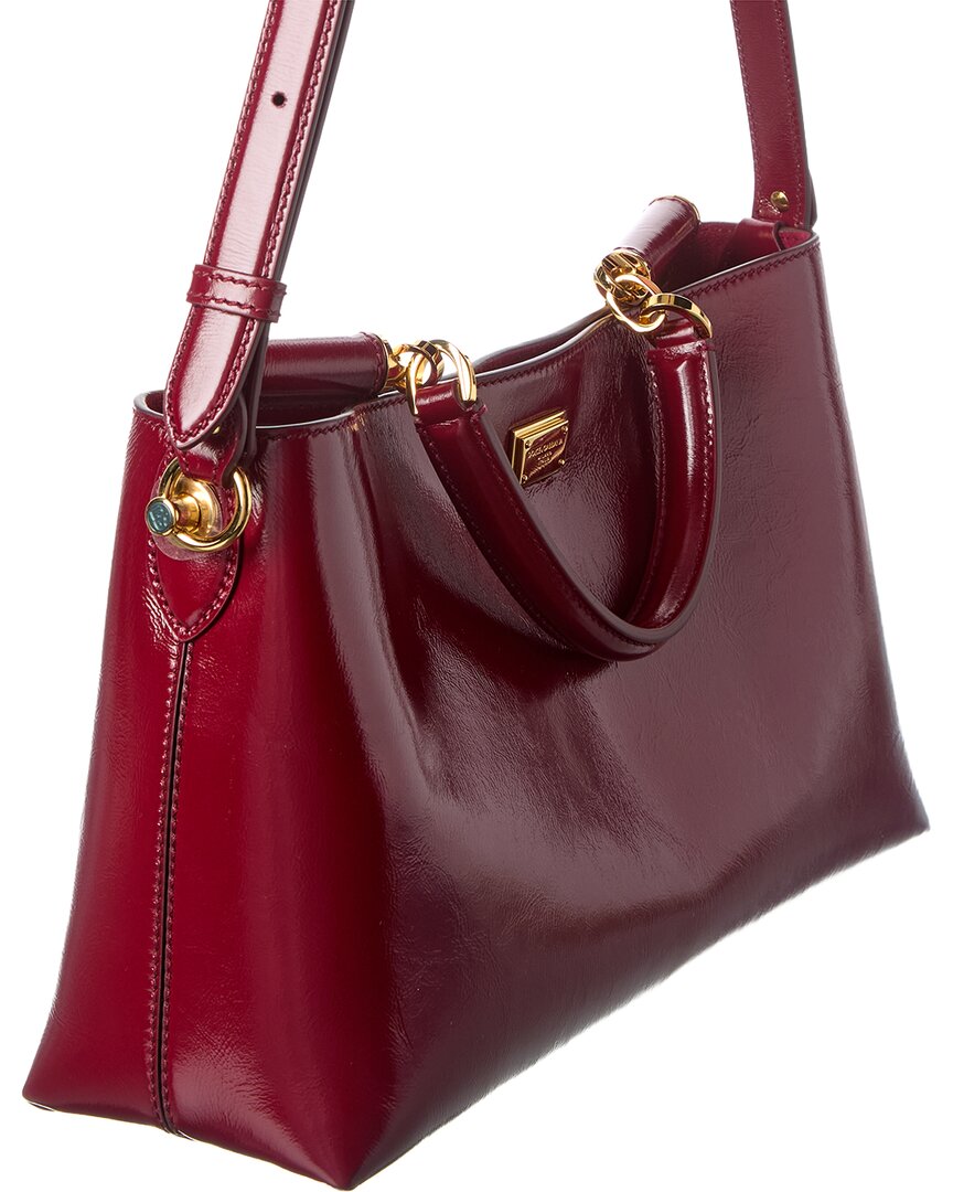 Dolce & Gabbana Vittoria Medium Patent Shoulder Bag