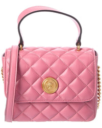 Versace Versace Medusa Leather Shoulder Bag