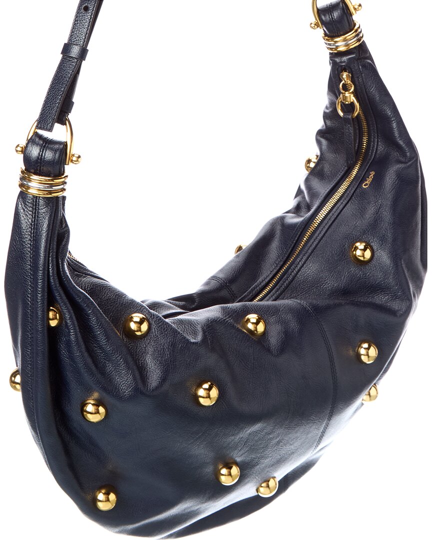 Chloé Chloé Logo Leather Shoulder Bag