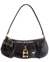 Chloé Chloé Logo 99 Patent Shoulder Bag