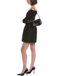 Chloé Chloé Logo 99 Patent Shoulder Bag