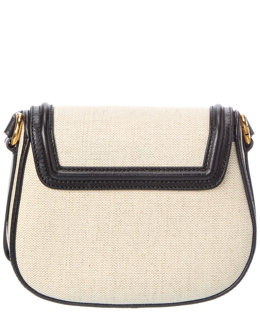 Chloé Chloé Horse Medal Canvas & Leather Shoulder Bag