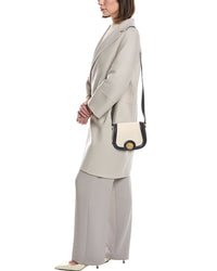 Chloé Chloé Horse Medal Canvas & Leather Shoulder Bag