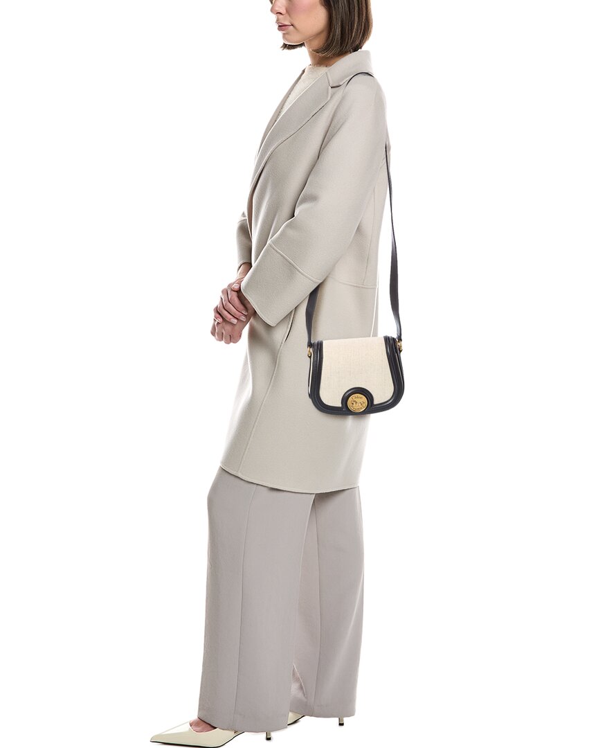 Chloé Chloé Horse Medal Canvas & Leather Shoulder Bag