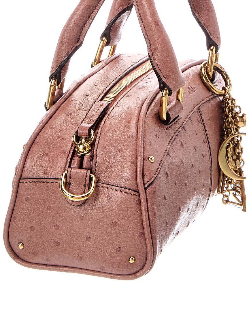 Chloé Chloé Small Leather Bowling Bag