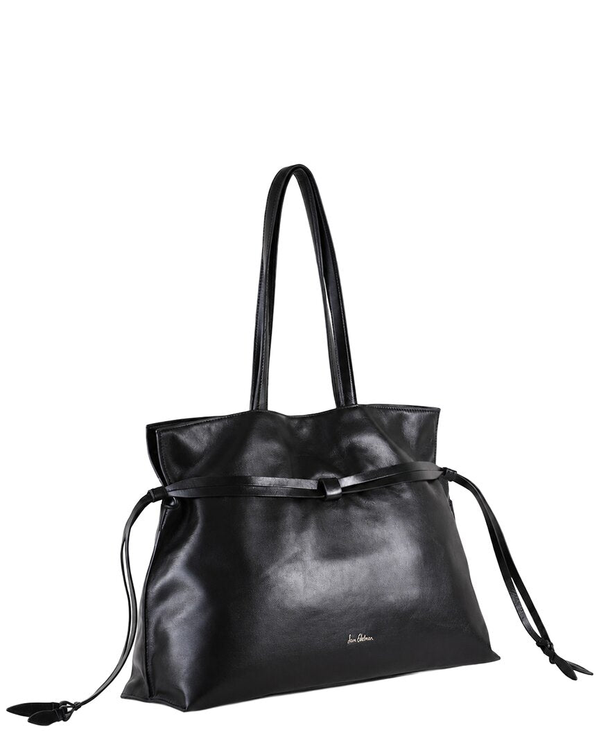 Sam Edelman Sam Edelman Poppy Lambskin Large Drawstring Tote