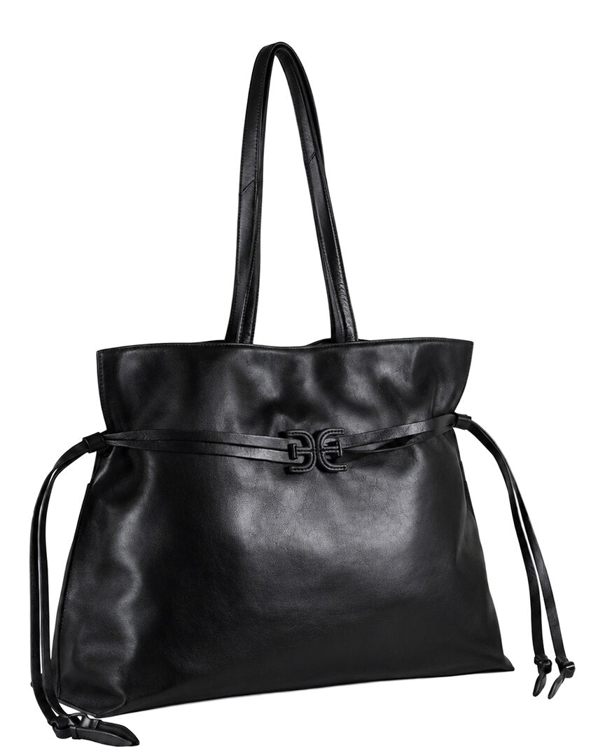 Sam Edelman Sam Edelman Poppy Lambskin Large Drawstring Tote