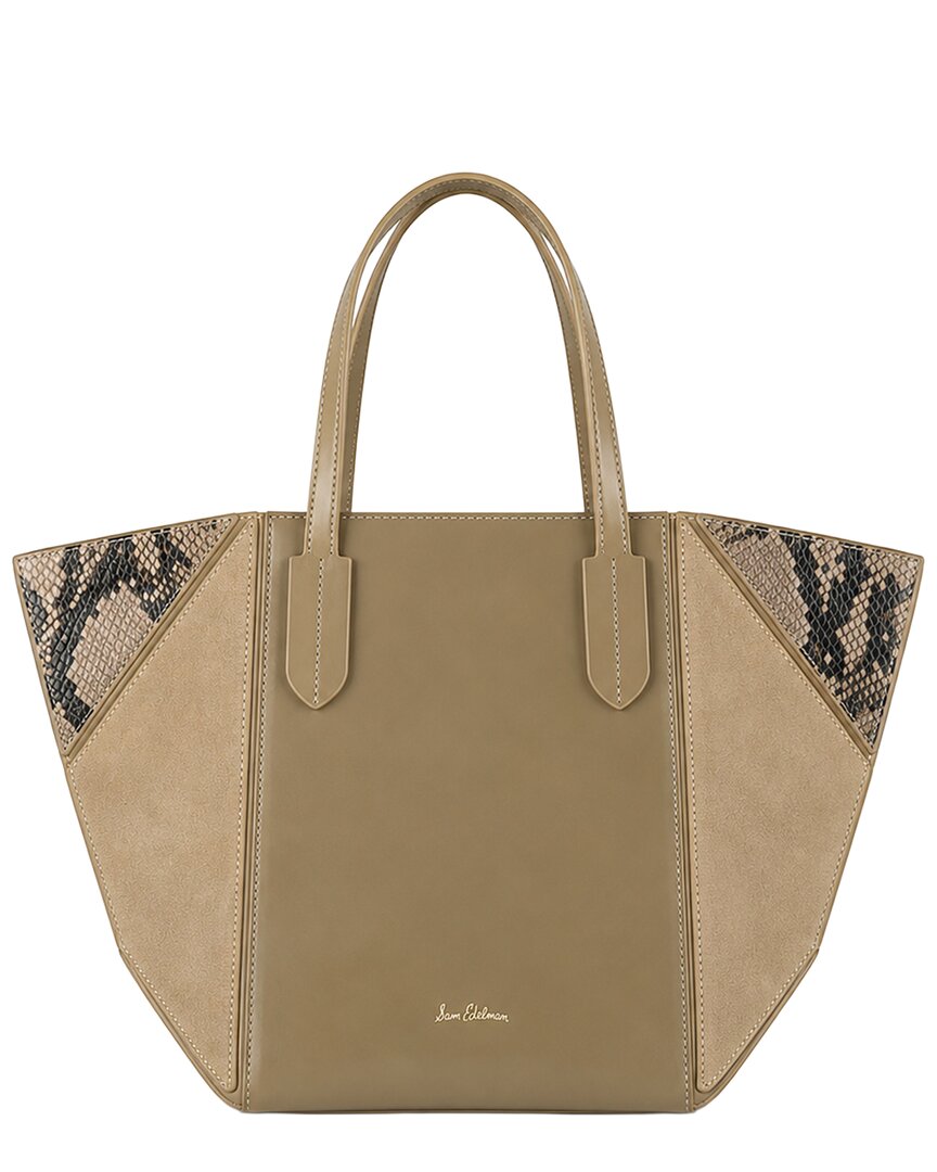 Sam Edelman Sam Edelman West Small Leather Convertible Crossbody Tote