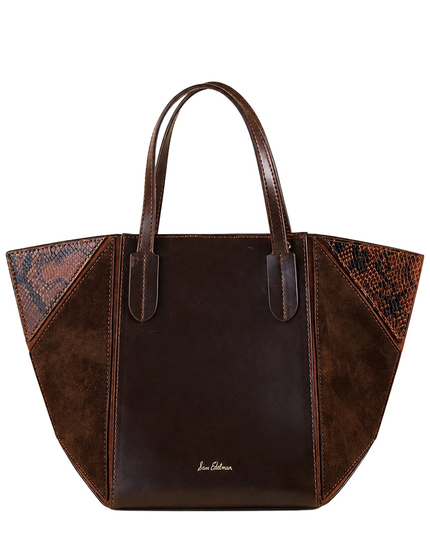 Sam Edelman Sam Edelman West Small Leather Convertible Crossbody Tote