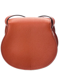 Chloé Marcie Small Leather Saddle Bag