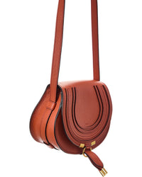 Chloé Marcie Small Leather Saddle Bag
