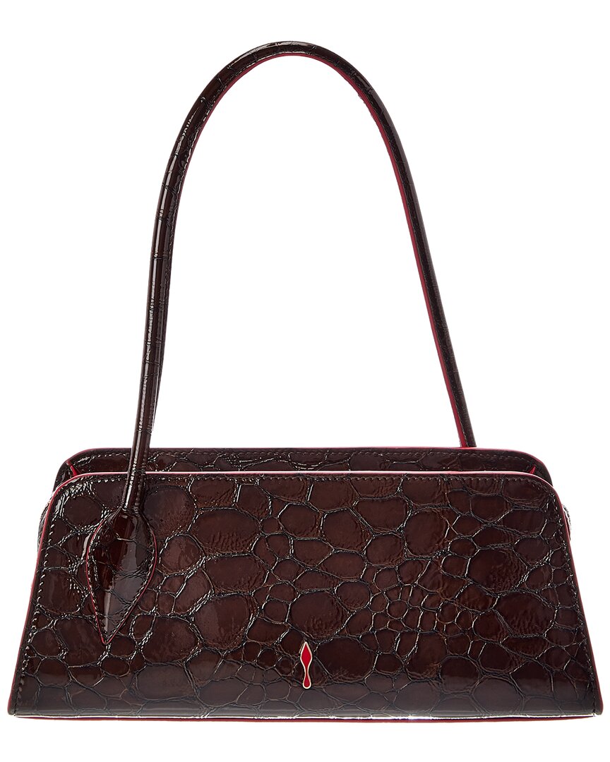 Christian Louboutin Christian Louboutin Haircalf & Patent Shoulder Bag