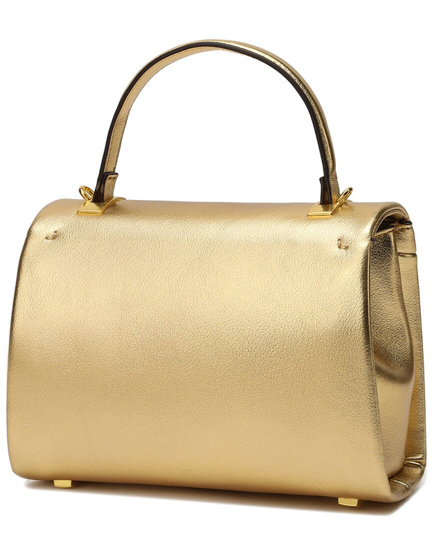Tiffany & Fred Paris Grain Soft Leather Top Handle Shoulder Bag