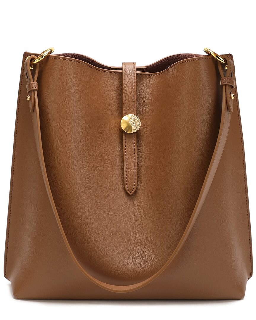 Tiffany & Fred Paris Smooth Leather Shoulder Bag