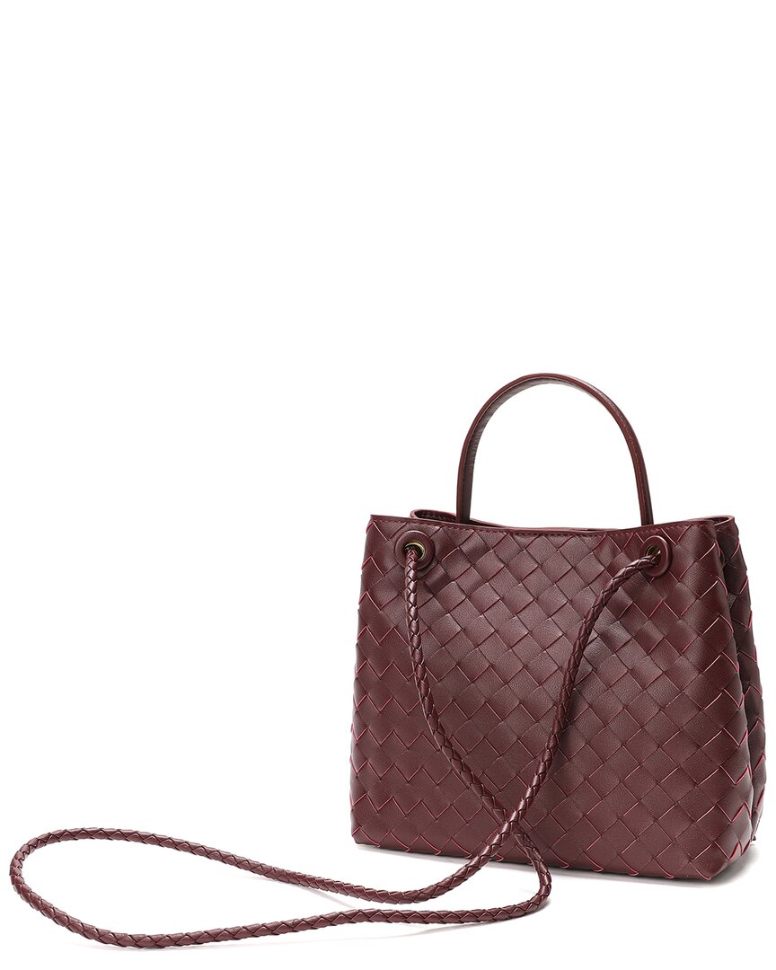 Tiffany & Fred Paris Tiffany & Fred Paris Woven Leather Top Handle Shoulder Bag