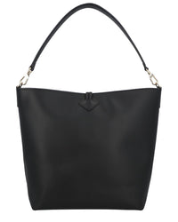 Longchamp Le Roseau Medium Leather Hobo Bag