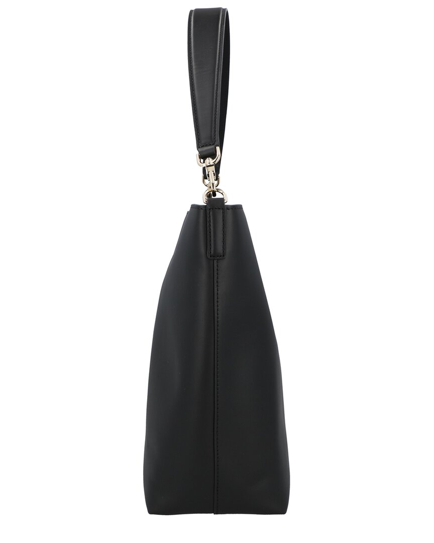 Longchamp Le Roseau Medium Leather Hobo Bag