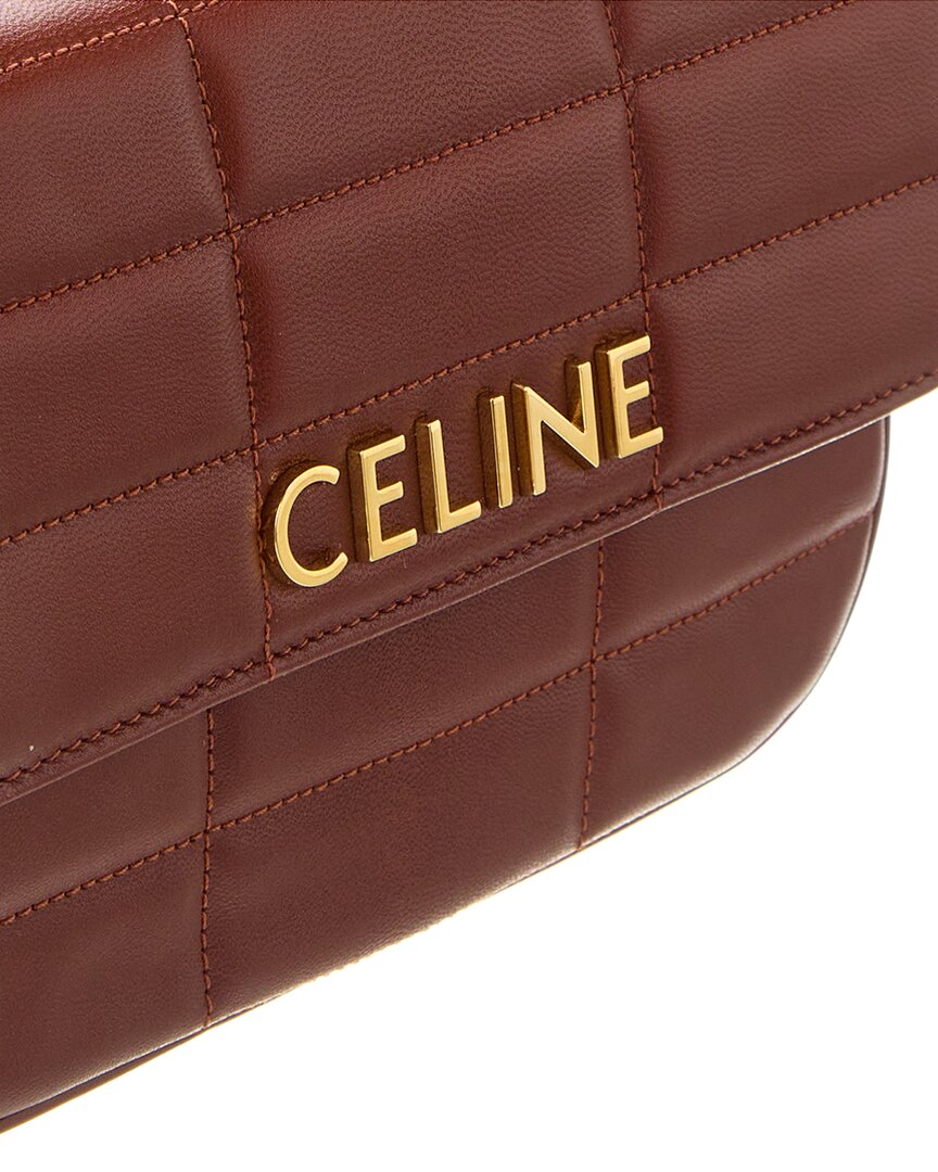 Celine Monochrome Quilted Leather Shoulder Bag – Bluefly