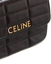 Celine Monochrome Quilted Leather Shoulder Bag