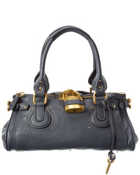 Chloé Chloé Logo Leather Shoulder Bag