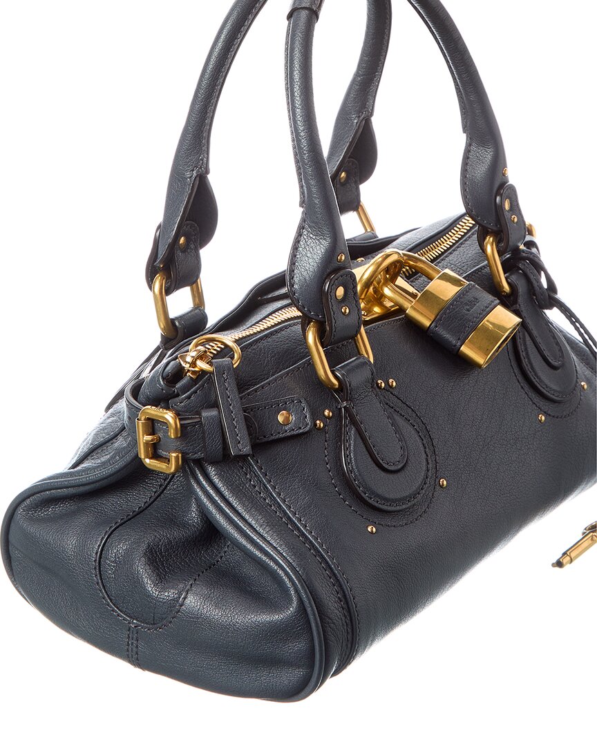 Chloé Chloé Logo Leather Shoulder Bag