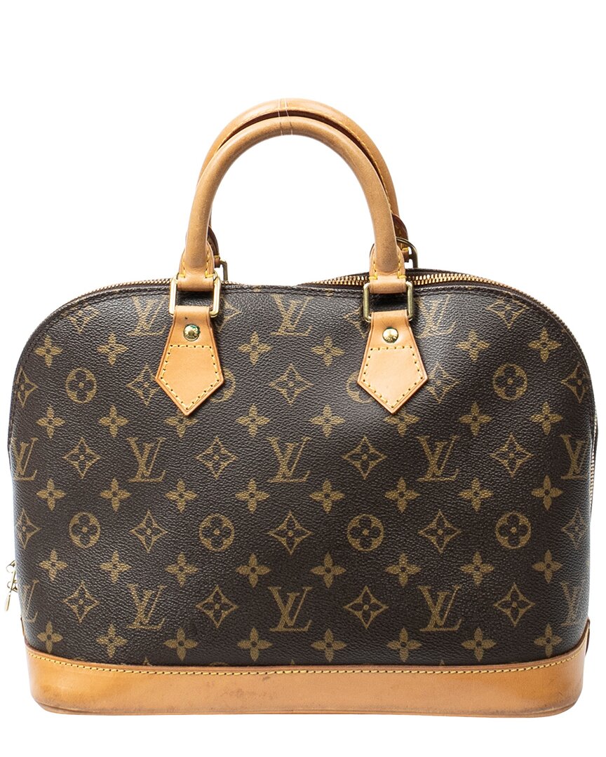 Louis Vuitton Louis Vuitton Brown Monogram Canvas Alma Pm (Authentic Pre-Loved)