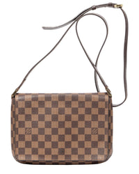 Louis Vuitton Louis Vuitton Brown Damier Ebene Musette Tango Long Strap (Authentic Pre-