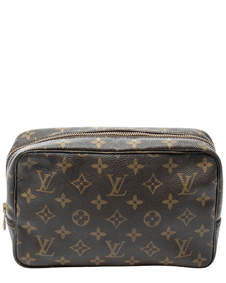 Louis Vuitton Louis Vuitton Brown Monogram Canvas Toiletry Pouch Pm (Authentic Pre-Loved)