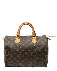 Louis Vuitton Louis Vuitton Brown Monogram Canvas Speedy 30 (Authentic Pre-Loved)