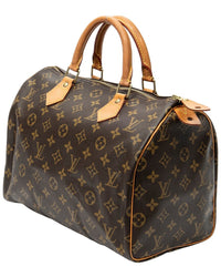 Louis Vuitton Louis Vuitton Brown Monogram Canvas Speedy 30 (Authentic Pre-Loved)