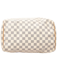 Louis Vuitton Louis Vuitton Ivory Damier Azur Speedy 30 (Authentic Pre-Loved)